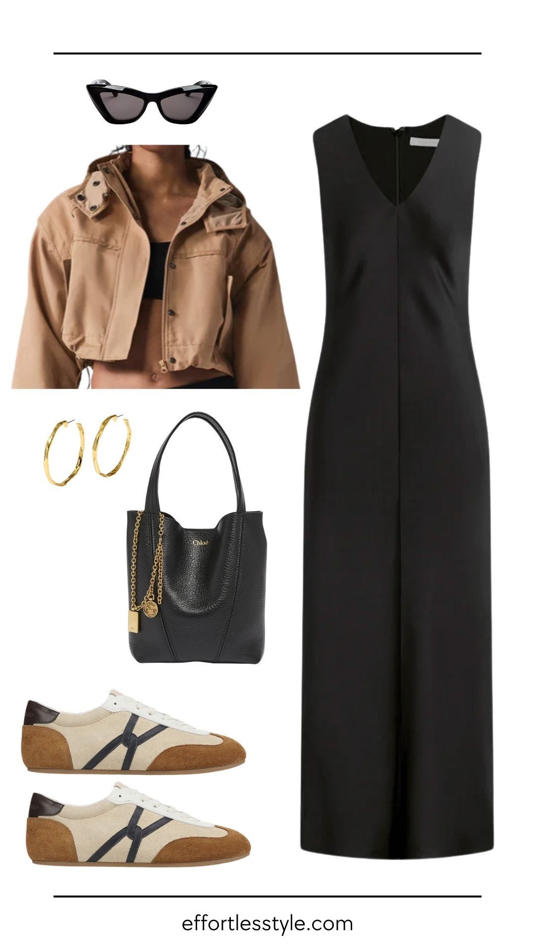  A simple black dress is a no brainer for fall break. Layer a light weight tech jacket over it if the weather is chilly. Pair with a fashion sneaker and some gold accessories. This is an easy fall transitional look for any fall break destination.



#LTKBeauty #LTKSeasonal #LTKStyleTip