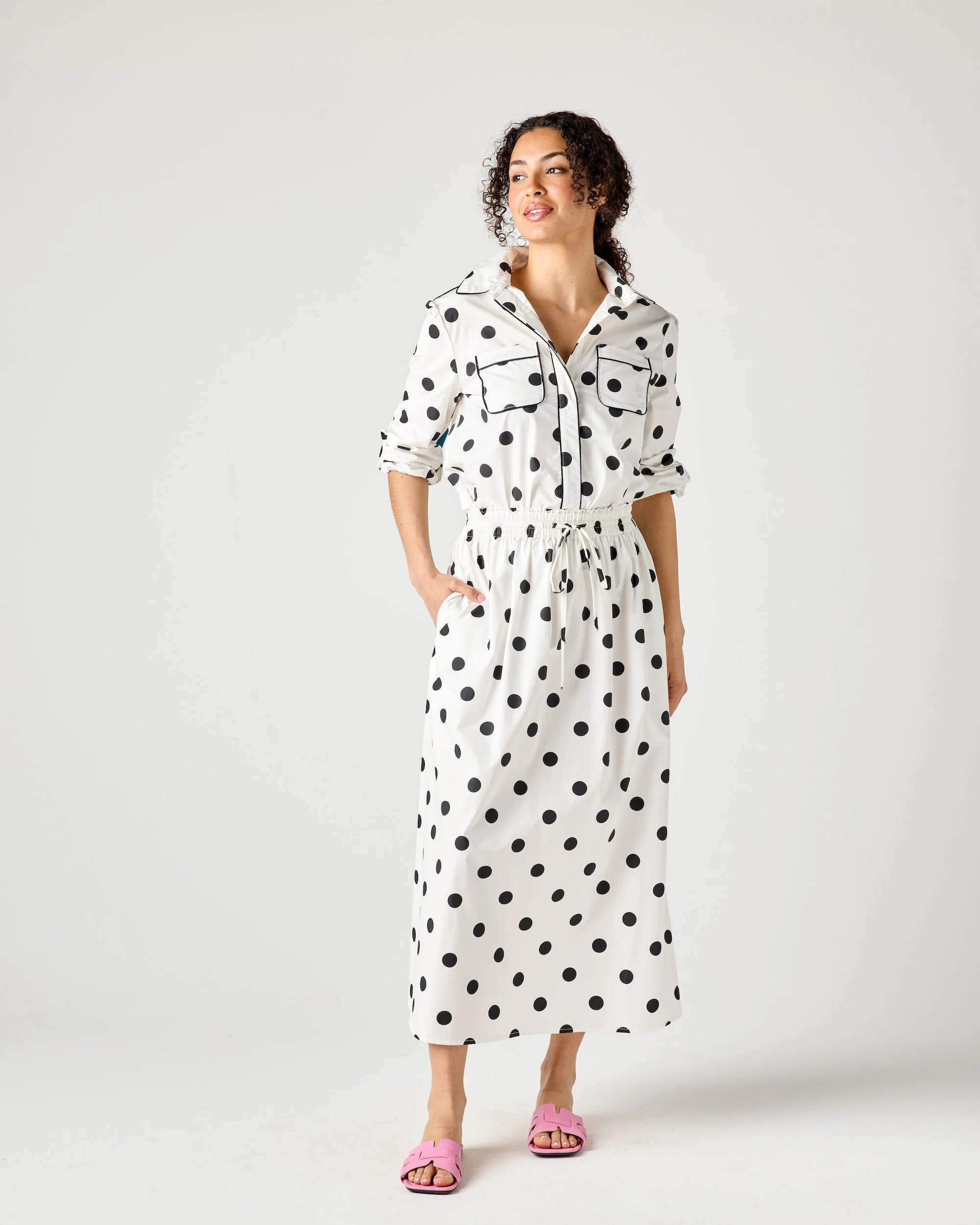 Knoll Skirt in Polka Dot | Katie Kime Inc