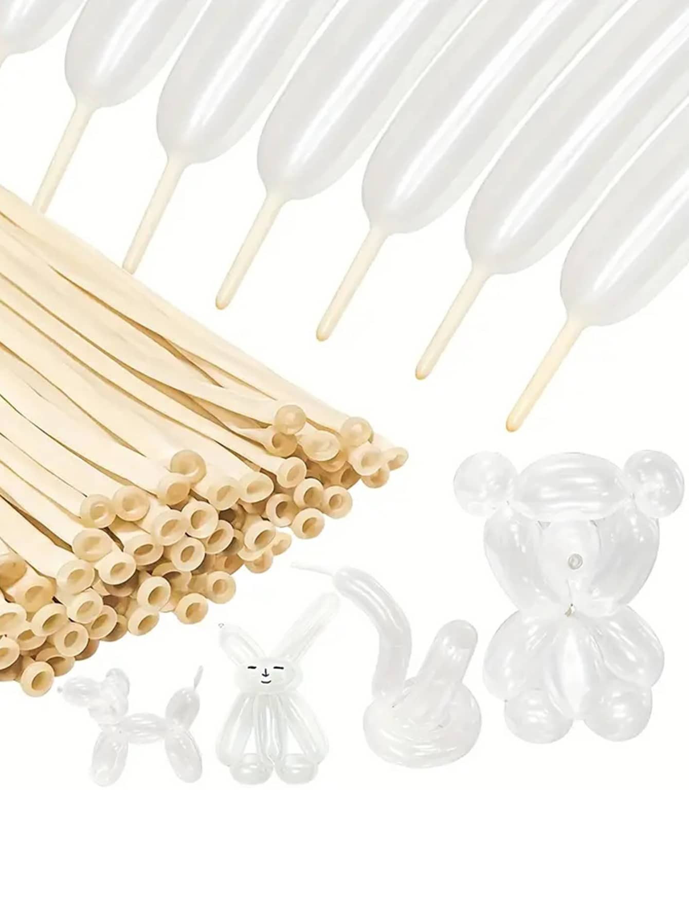 100pcs Clear 260 Balloons - Perfect For Animal Balloons, Beginner Balloons Making & Kid's Carniva... | SHEIN