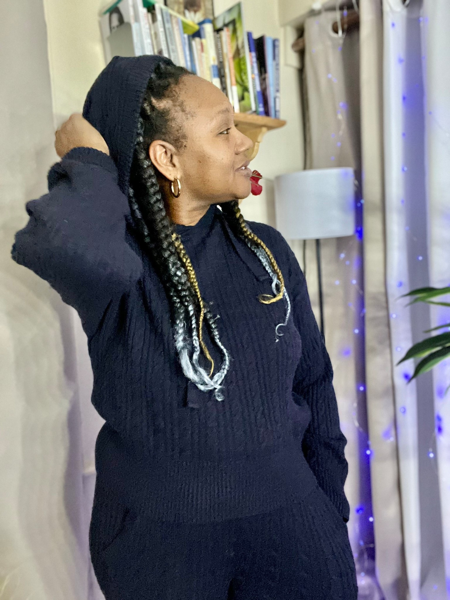 Free Assembly Cable Knit Sweater and pants - Darkest Navy

#LTKMidsize