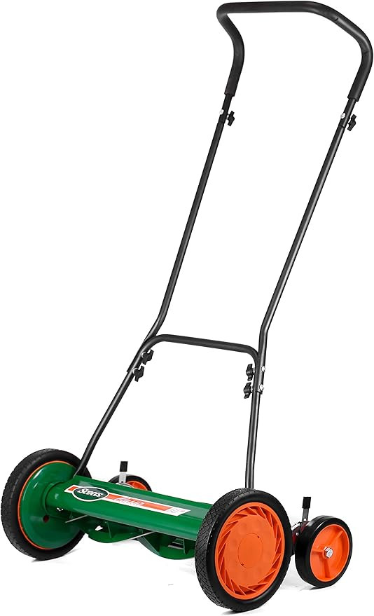 Scotts Outdoor Power Tools 2000-20S 20-Inch 5-Blade Classic Push Reel Lawn Mower, Green | Amazon (US)
