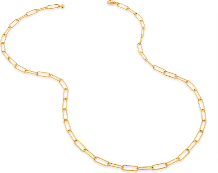 Alta Textured Chain Link Necklace | Nordstrom