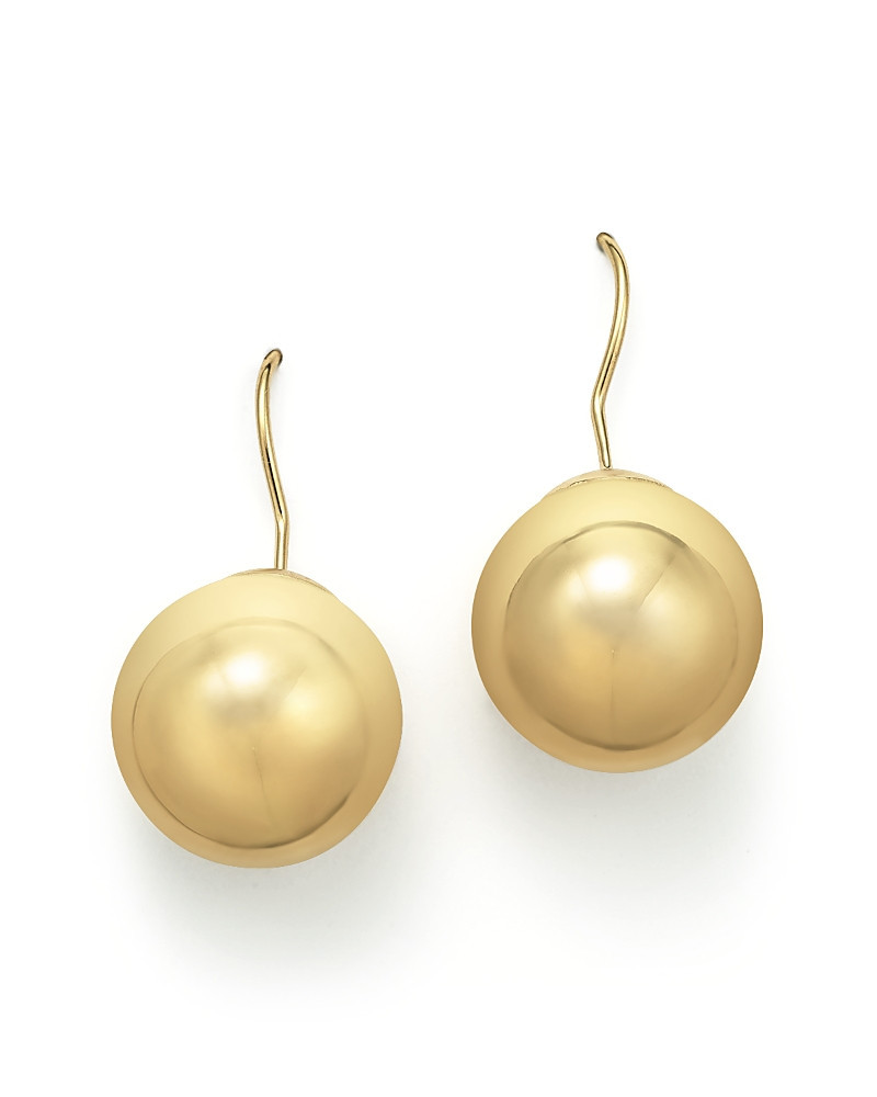 14K Yellow Gold Ball Earrings | Bloomingdale's (US)