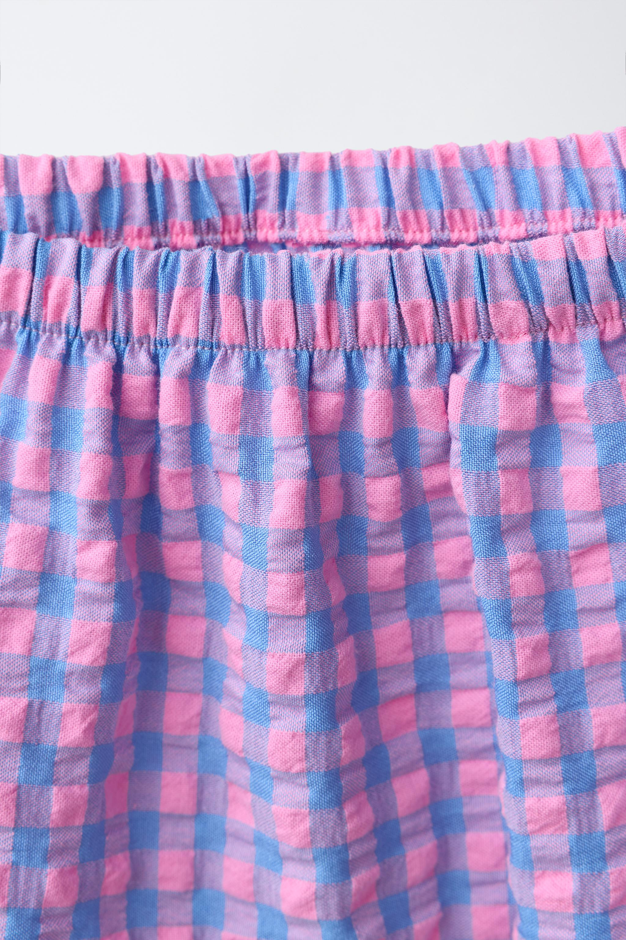 GINGHAM BLOOMERS | Zara US