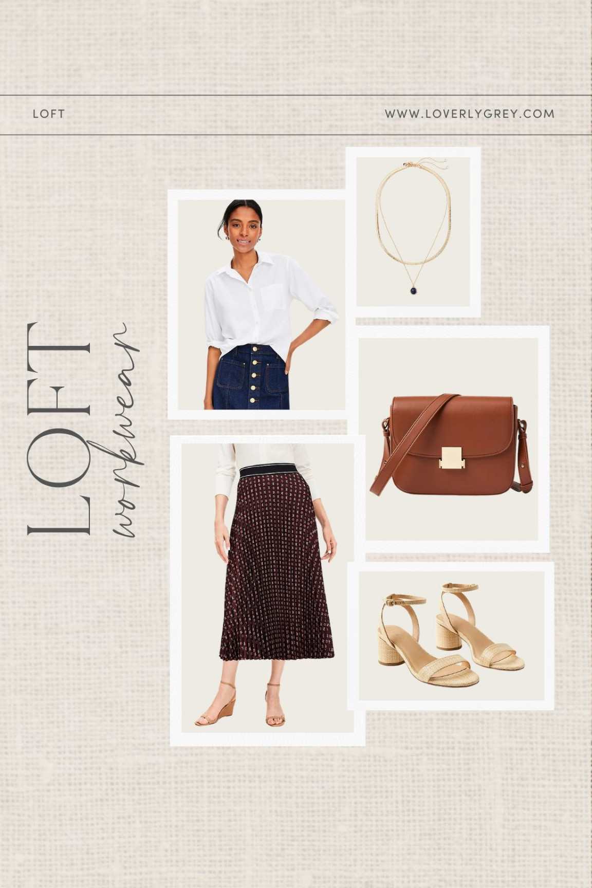 Loft workwear finds! This bow print skirt and classic button up shirt are perfect for a fall workwear look. Loverly Grey, Loft

#LTKWorkwear #LTKStyleTip #LTKSeasonal
