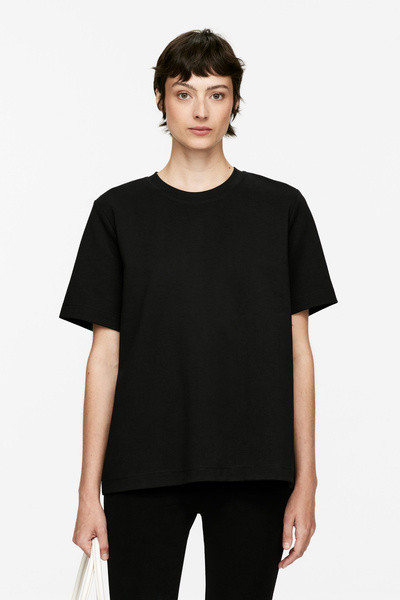 PEARL Heavyweight T-Shirt – Black – Women – ARKET GB | Arket UK