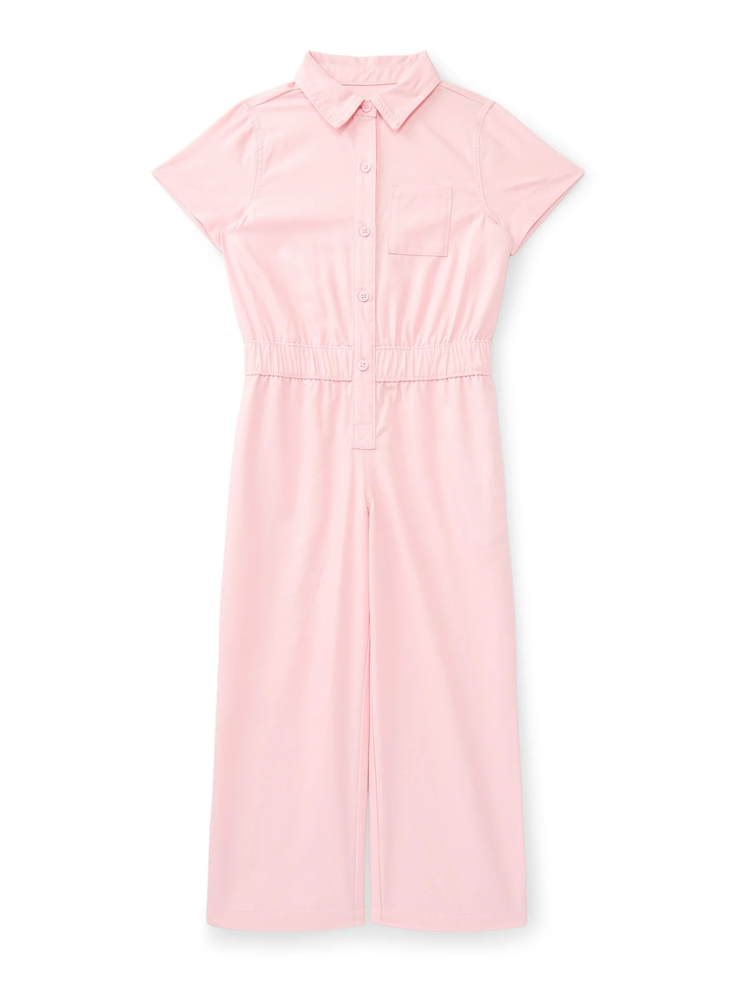 Wonder Nation Girls Boiler Jumpsuit, Sizes 4-18 & Plus | Walmart (US)