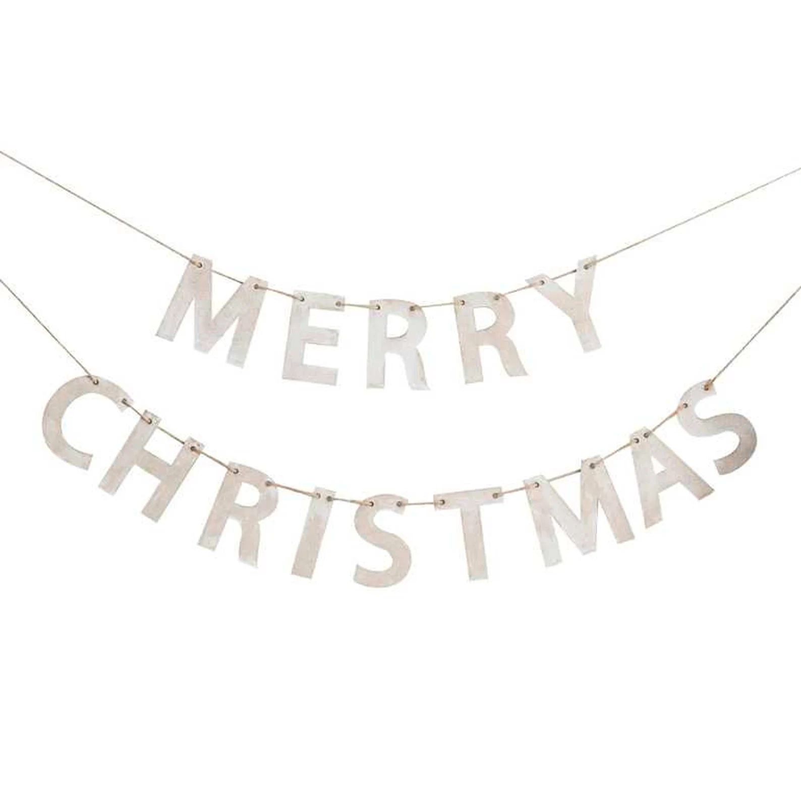 Wooden Merry Christmas Banner Wooden Christmas Decorations - Etsy | Etsy (US)