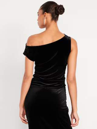 Velvet Ruched Top | Old Navy (US)