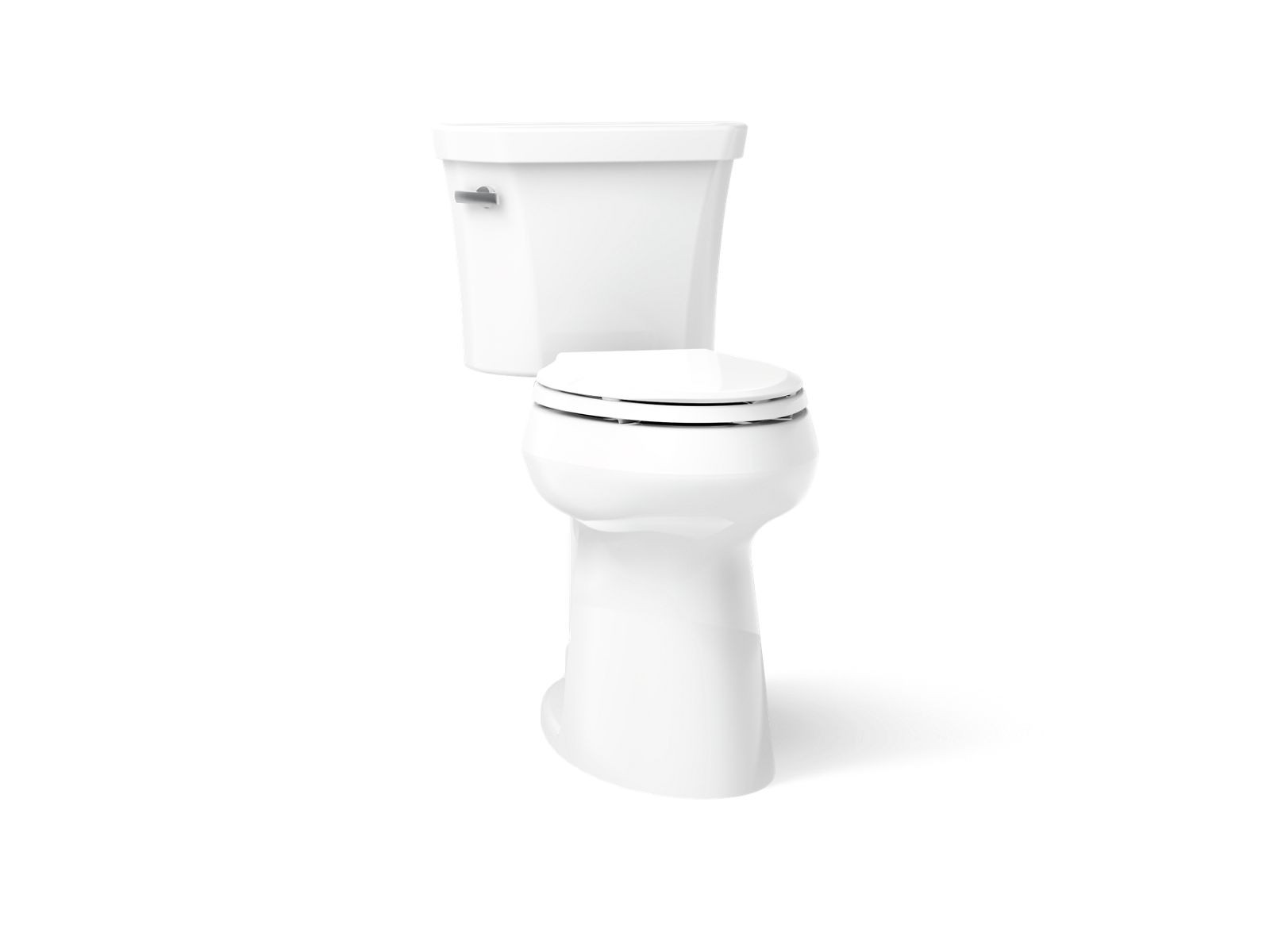 Tall two-piece elongated toilet, 1.28 gpf | Kohler