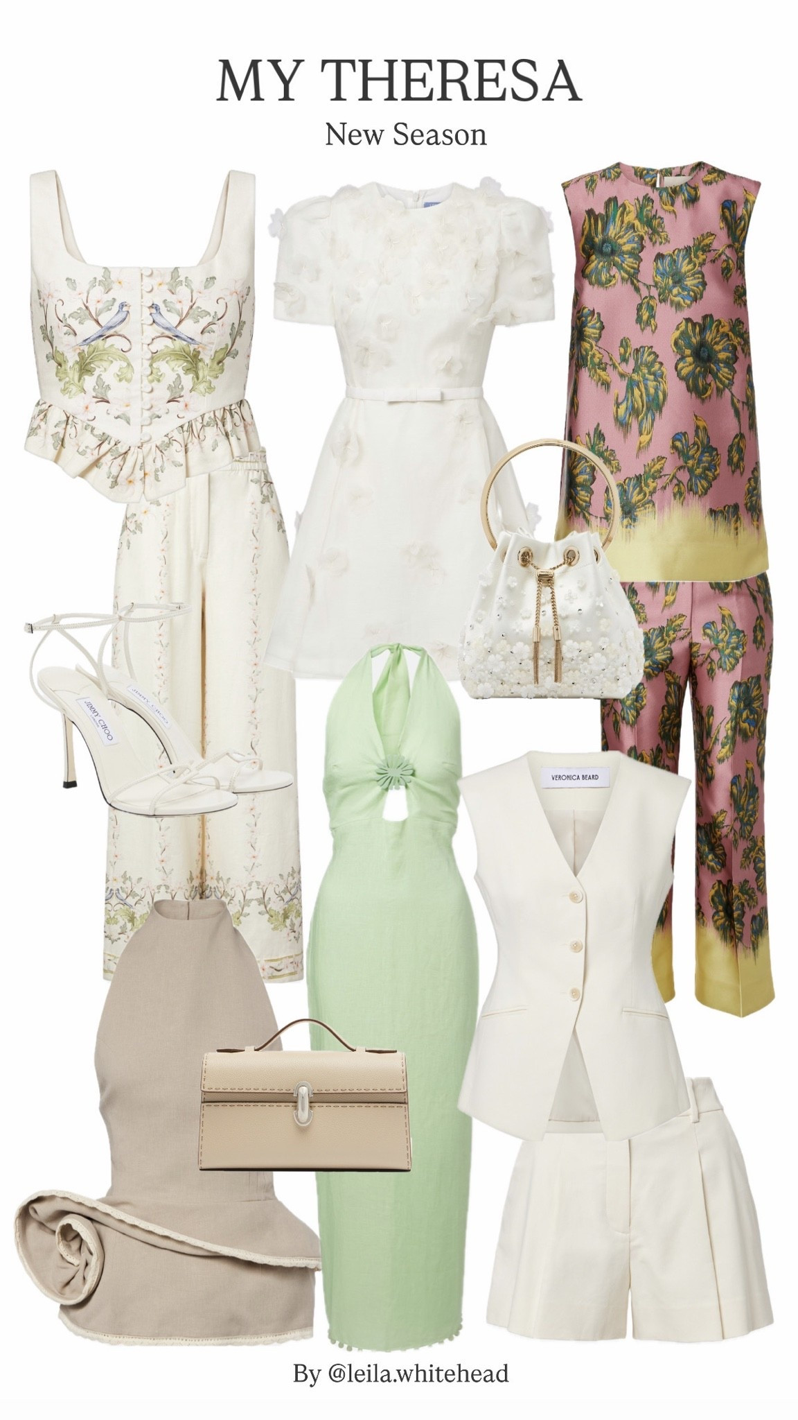 So many fabulous new summer pieces at #mytheresa - I base colour and print around core white styles and keep accessories neutral to give myself maximum styling options

#LTKsummer #LTKluxury #LTKeurope
