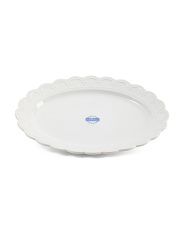 Made In Portugal 16in Scalloped Serving Platter | TJ Maxx