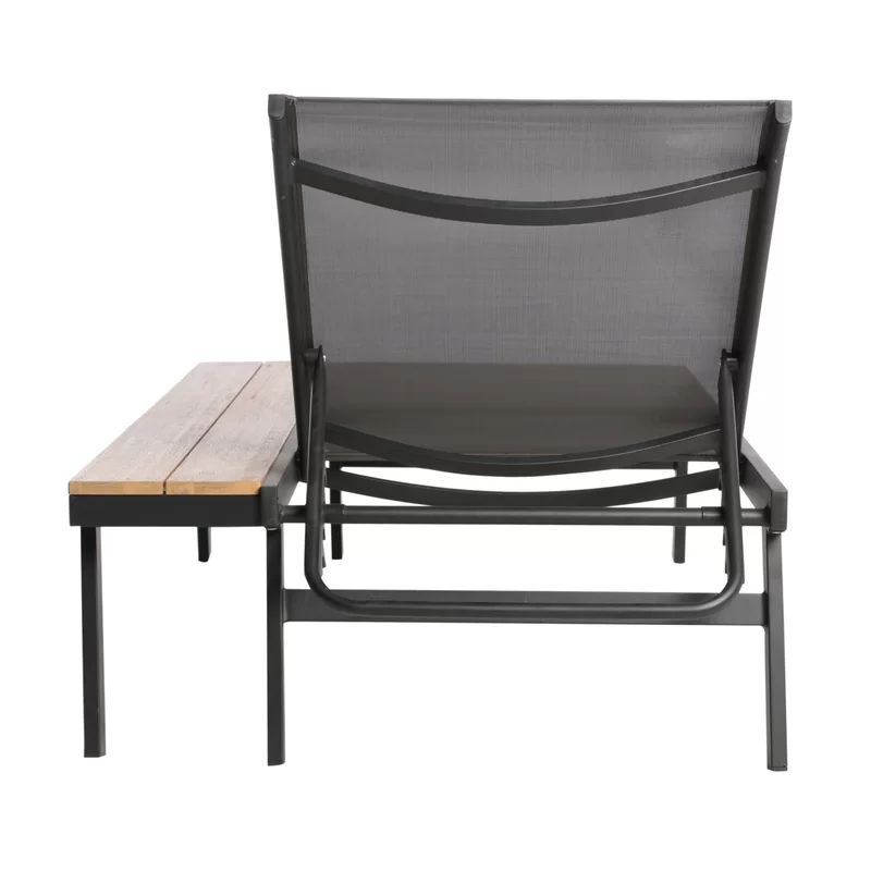 Christine Outdoor Chaise Lounge Set with Table (Set of 2) | Wayfair North America