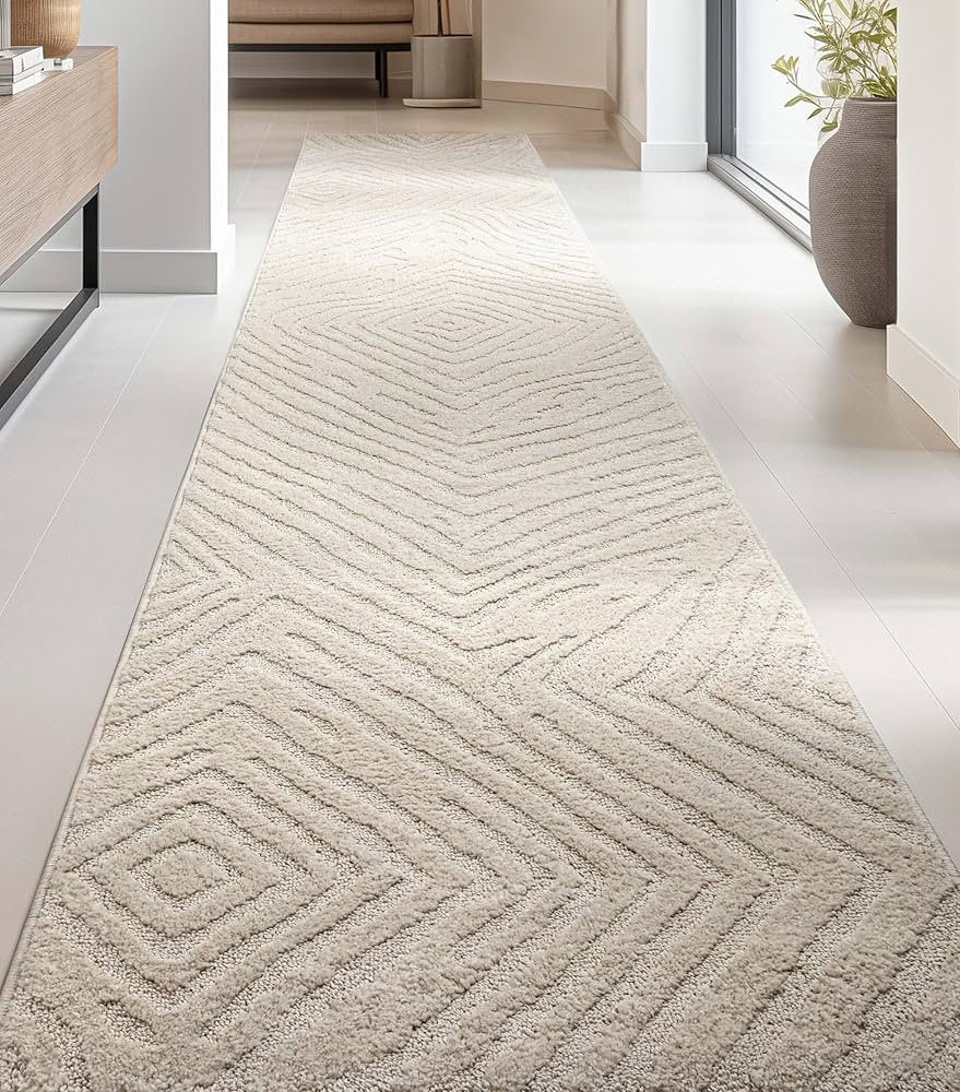 Well Woven Custom Size Hallway Stair Runner - Choose Your Length - 27 Inches Wide x 6 Feet Long R... | Amazon (US)