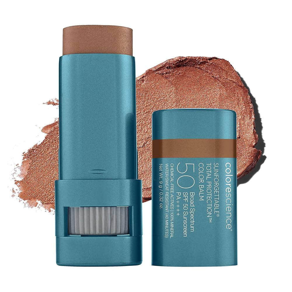Colorescience Sunforgettable Total Protection Color Balm SPF 50, Mineral, Broad Spectrum, Buildab... | Amazon (US)