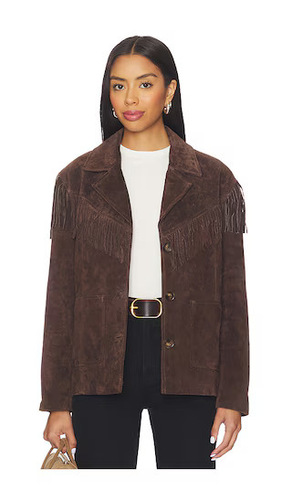 Suede Fringe Jacket | Revolve Clothing (Global)