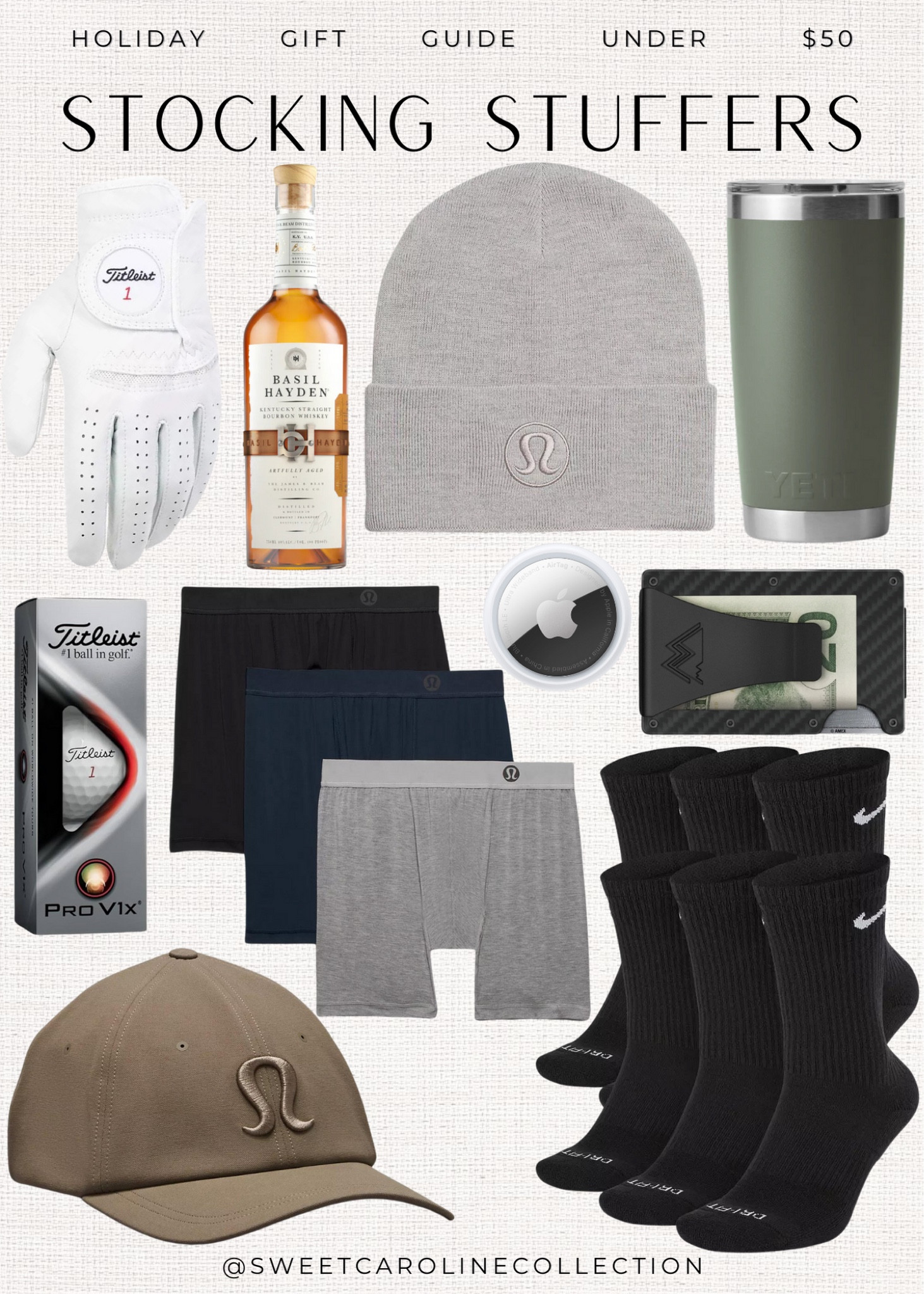Stocking stuffers under $50 🎄🧦

Ugg, lululemon, hat, gloves, belt bag, socks, adidas, Nike, yeti, whiskey, boxers, golf balls, golf glove, wallet, whiskey, AirTag, men’s gifts, men’s gift guide, gifts for him, dicks sporting goods, golf, lip balm, Anthropologie, Amazon, Target, brush, Ulta, Sephora, sol de janeiro, summer Fridays, Holiday style, gift guide, gift idea, best seller, ice bucket, cake stand, tea kettle, candle, decanter, coupe glasses, candlesticks, ornament, coasters, Williams Sonoma, pottery barn, Mackenzie Childs, crate & barrel, west elm, wayfair, Best Buy, fossil, Sephora, sleep mask, blanket, slip, Amazon, mark & Graham, luggage set, luggage tags, cosmetic bag, jewelry case, target, revolve, barefoot dreams, calpak, duffel bag, beis, travel bag, leatherology, Nordstrom rack, sorel, boots, blanket, gloves, robe, lipstick, candle, nest, YSL, Christmas, birthday, gift, bucket hat, diptyque, Burberry, Tory Burch, earrings, swarvoski, Ugg, boots, Gucci, belt, adidas, sambas, flaunt, phone case, saks fith avenue, blanket, home, ring, David yurman, finish line, nordstrom, Marc jacobs, best buy, apple, headphones, baubleBar, new balance, sneakers, urban outfitters, dicks sporting goods, Prada, YSL, Jimmy choo, baccarat, maison Francis kurkdjian paris, perfume, fragrance, Jo Malone, Jimmy Choo, makeup, beauty, lip balm, tarte, Dior beauty, swarvoski, jewelry, ring, earrings, hoops, accessories, bergdorf Goodman, neiman Marcus, Nordstrom, ulta, Sephora, saks fifth Avenue, designer, luxe, home, candle, Mackenzie Childs, platter, kitchen, cake stand, cookie jar, countertop, under 500, under 400, under 300, Under 200, under 100, under 50, sale, style, fashion, decor, sweet Caroline collection 

#LTKfindsunder50 #LTKHoliday #LTKGiftGuide