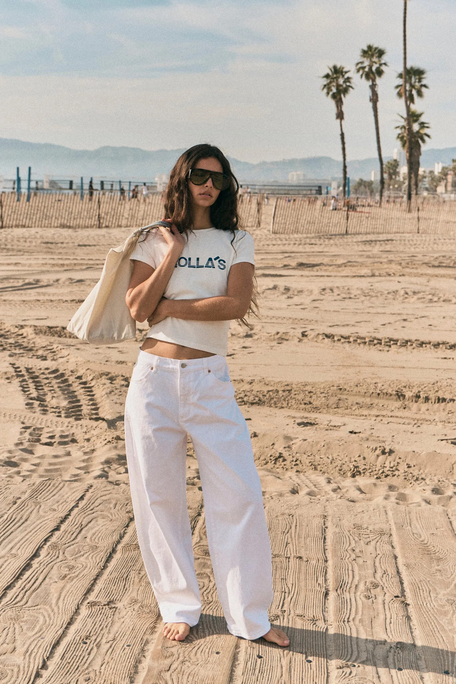 Gigi Barrel Jean - Vintage White | Rolla's Jeans US/CAN