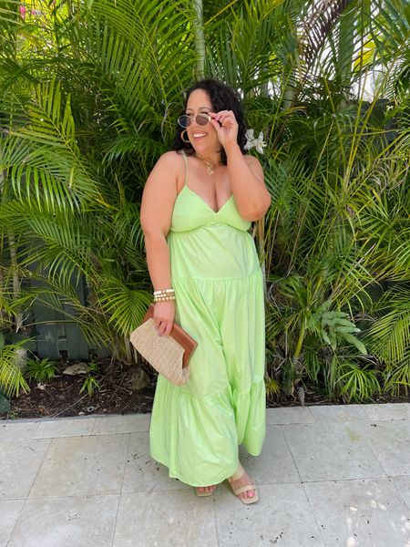 Casual midsize dress from Target! Loving this neon green maxi dress moment for a beach vacation outfit!

#LTKmidsize #LTKstyletip #LTKfindsunder50