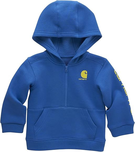 Boys' Long-Sleeve Half-Zip Hooded Sweatshirt | Amazon (US)