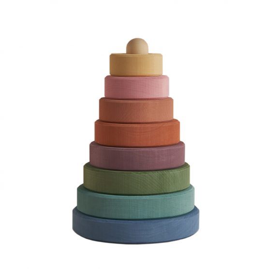 Raduga Grez Pastel Earth Stacking Tower | The Tot