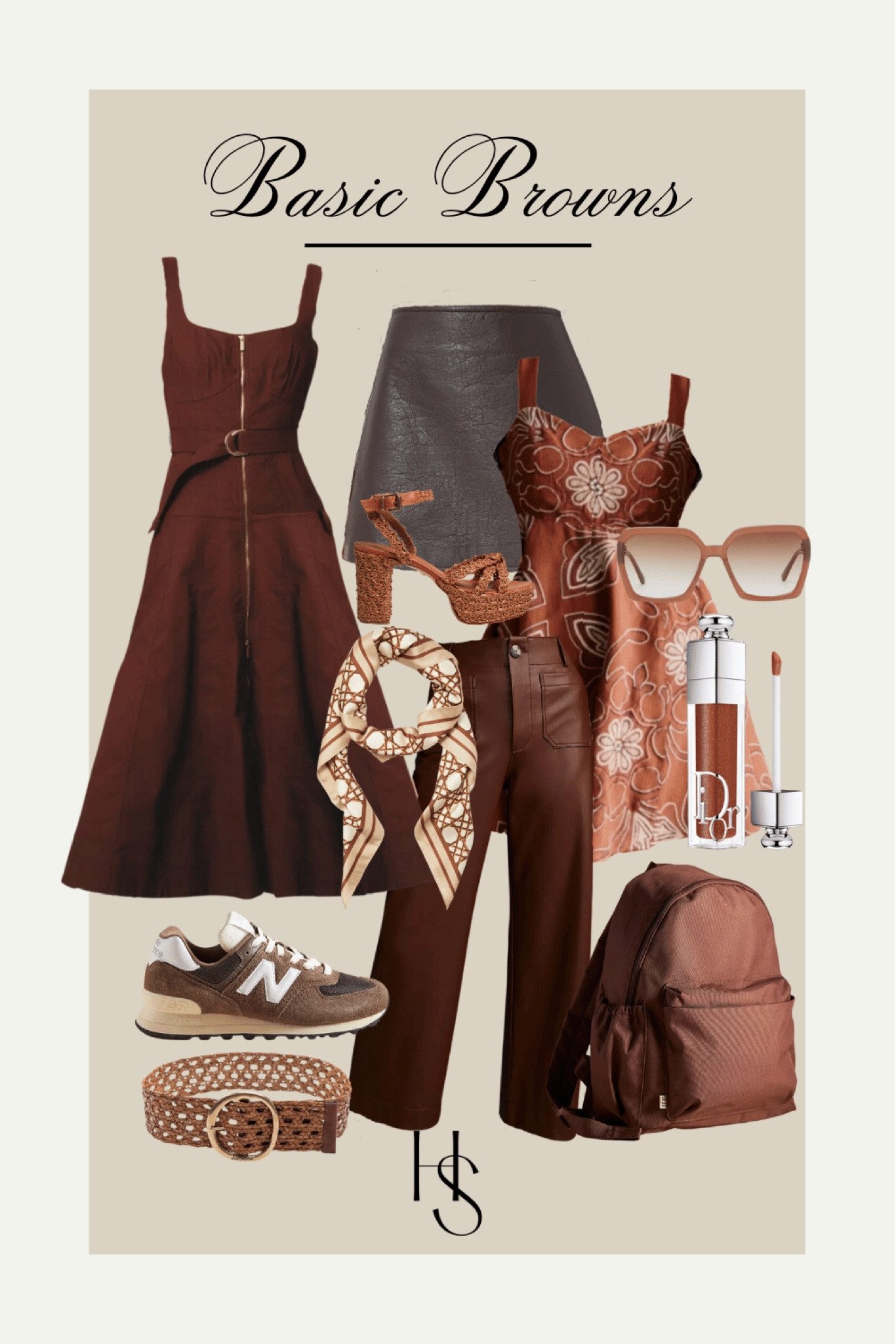 Neutrals have been a standard to every closet since the day “fashion” became mainstream. These items allow all dressers to have staples in which to mix and match, particularly those who don’t enjoy spending money on pricey items that are simply “trending”. Basic browns, like navy, are a staple that is so luxe and simple, yet often neglected. If you’re a basic black and white dresser, I want to challenge you to mix some earth tones into your closet this late summer and early fall, particularly dark and milk chocolate browns. 