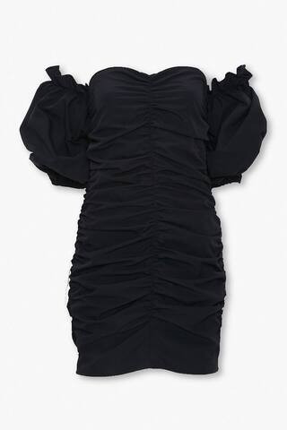 Ruched Off-the-Shoulder Mini Dress | Forever 21 (US)