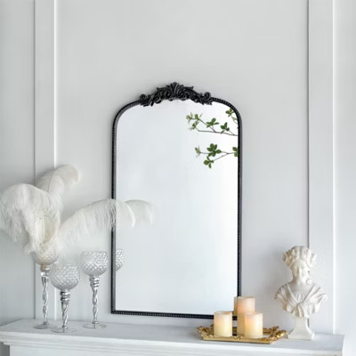 Cerys Anthropologie Wall Mirror,Baroque Inspired Wall Decor Mirror,Arch Mirror with Rectangular G... | Target
