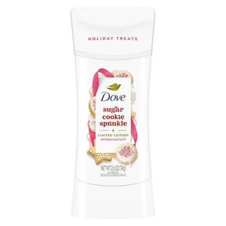 Dove Limited Edition Holiday Treats Antiperspirant Deodorant Sugar Cookie Sprinkle, 2.6 oz | Walmart (US)