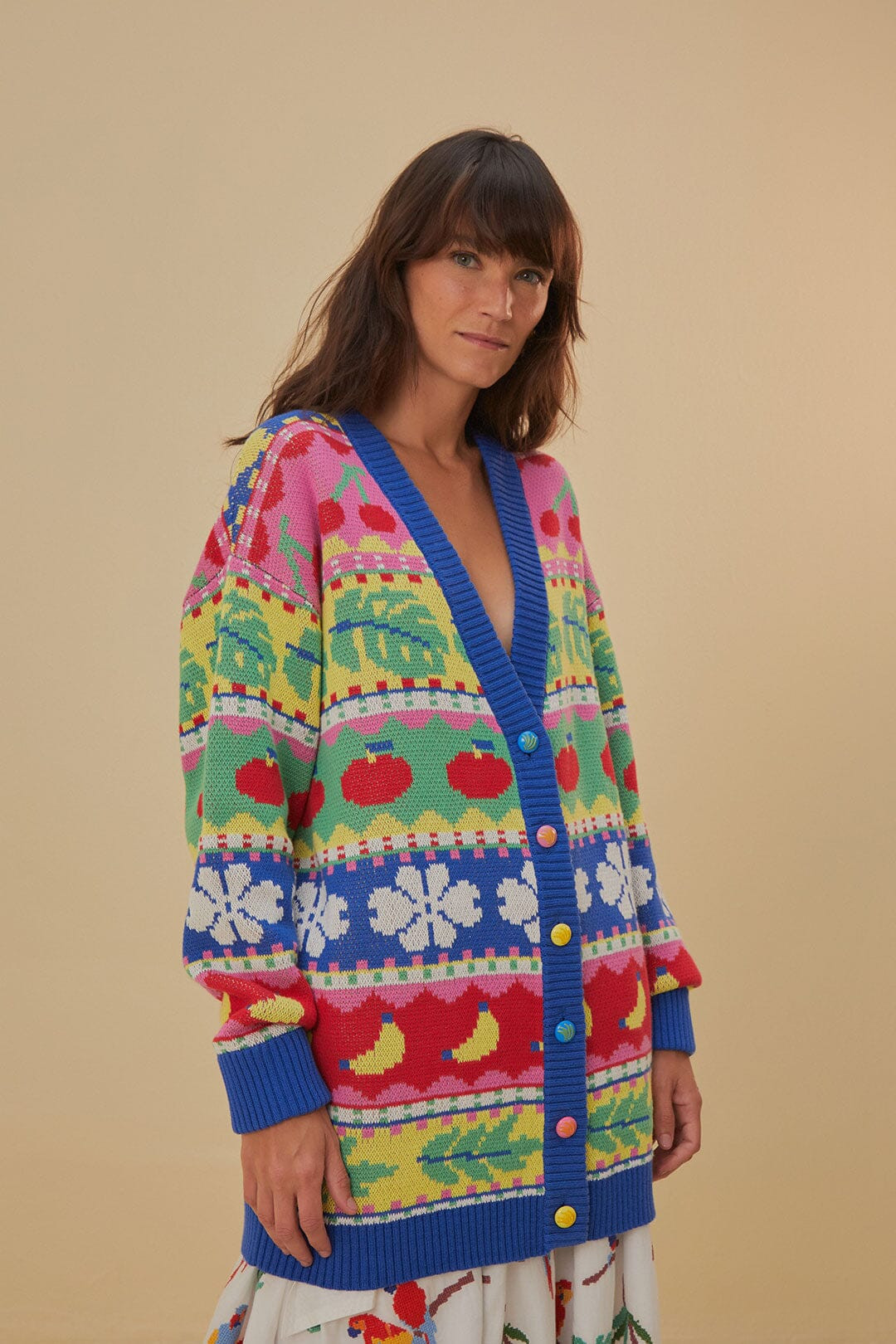Sweet Orchad Knit Cardigan | FarmRio (US)