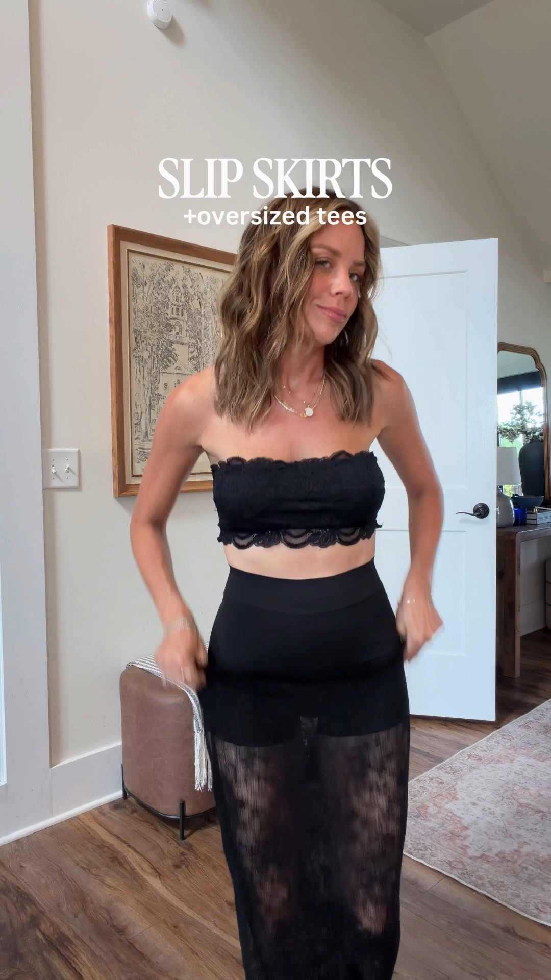 Amazon lace slip skirt styling! In xs tee small skirt

#LTKootd #LTKgrwm #LTKdayinmylife