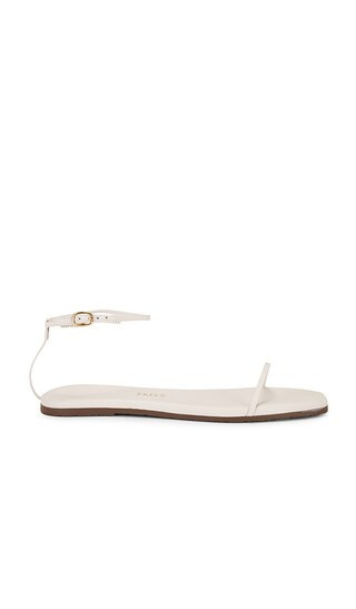 TKEES Square Toe Twiggy Sandal in Cream. - size 11 | Revolve Clothing (Global)