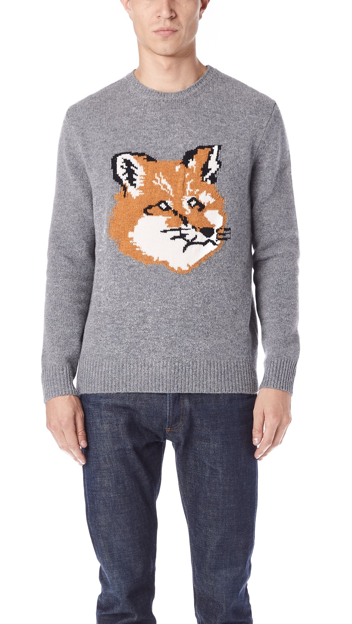 Maison Kitsune Fox Head Pullover | East Dane (Global)