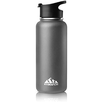 Hydrapeak Stainless Insulated Water Bottle-32oz, BPA Free Wide Mouth, Double Walled, Flip Lid wit... | Amazon (US)
