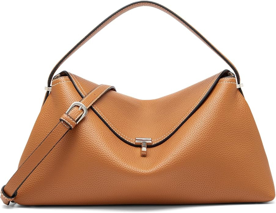 Leather Crossbody Bag for Women, Multiple Compartments for Everyday & Travel | Amazon (US)