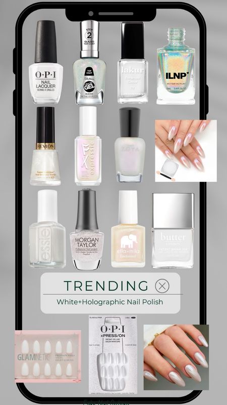 Trending Springdale color | trending spring nails | white nails | white nail polish | trending press on nails | nail polish from Amazon

#LTKfindsunder50 #LTKstyletip #LTKbeauty