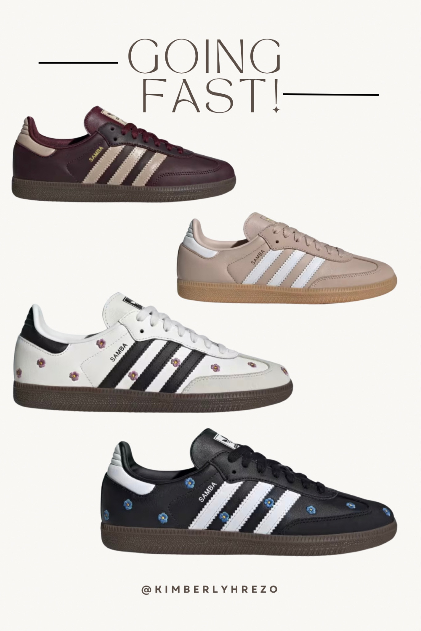 Cutest fall Sambas and they’re flying off the shelves.  The floral ones are especially adorable! They run true to size.  I’m between 8.5-9 for reference and the 8.5 are perfect! 

#LTKSeasonal #LTKStyleTip #LTKShoeCrush