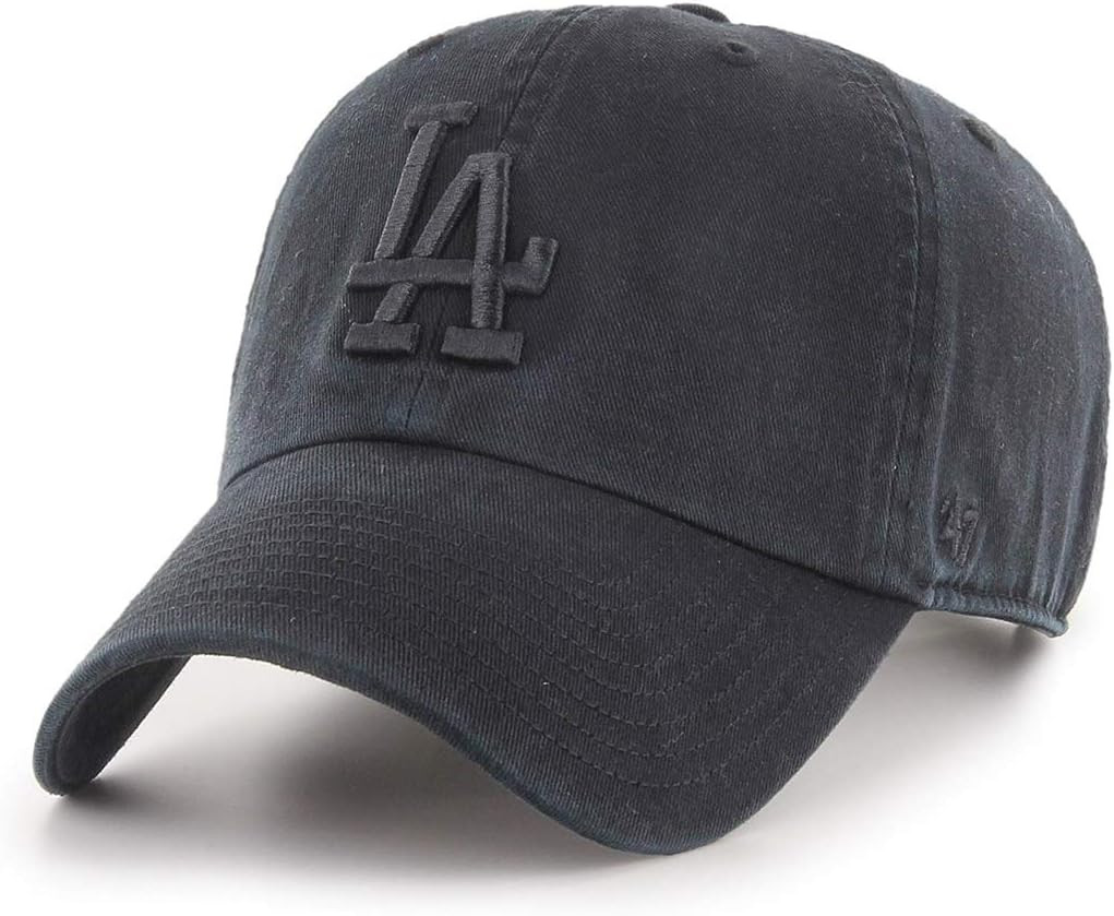 '47 Brand Strapback Cap - Clean UP LA Dodgers Black Washed, Black, One Size | Amazon (CA)