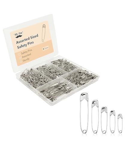 Mr. Pen- Safety Pins, Safety Pins Assorted, 300 Pack, Silver, Assorted Safety Pins, Safety Pin, S... | Amazon (US)