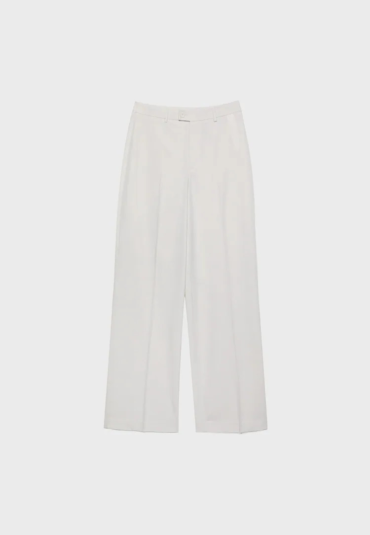 Smart straight-leg trousers | Stradivarius (UK)