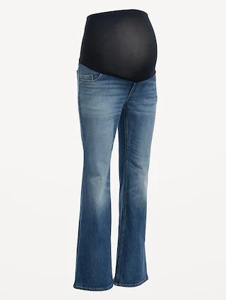 Maternity Full Panel Flare Jeans | Old Navy (US)