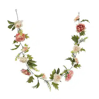 6ft. Pink Peony & Rose Garland by Ashland® | Michaels | Michaels Stores