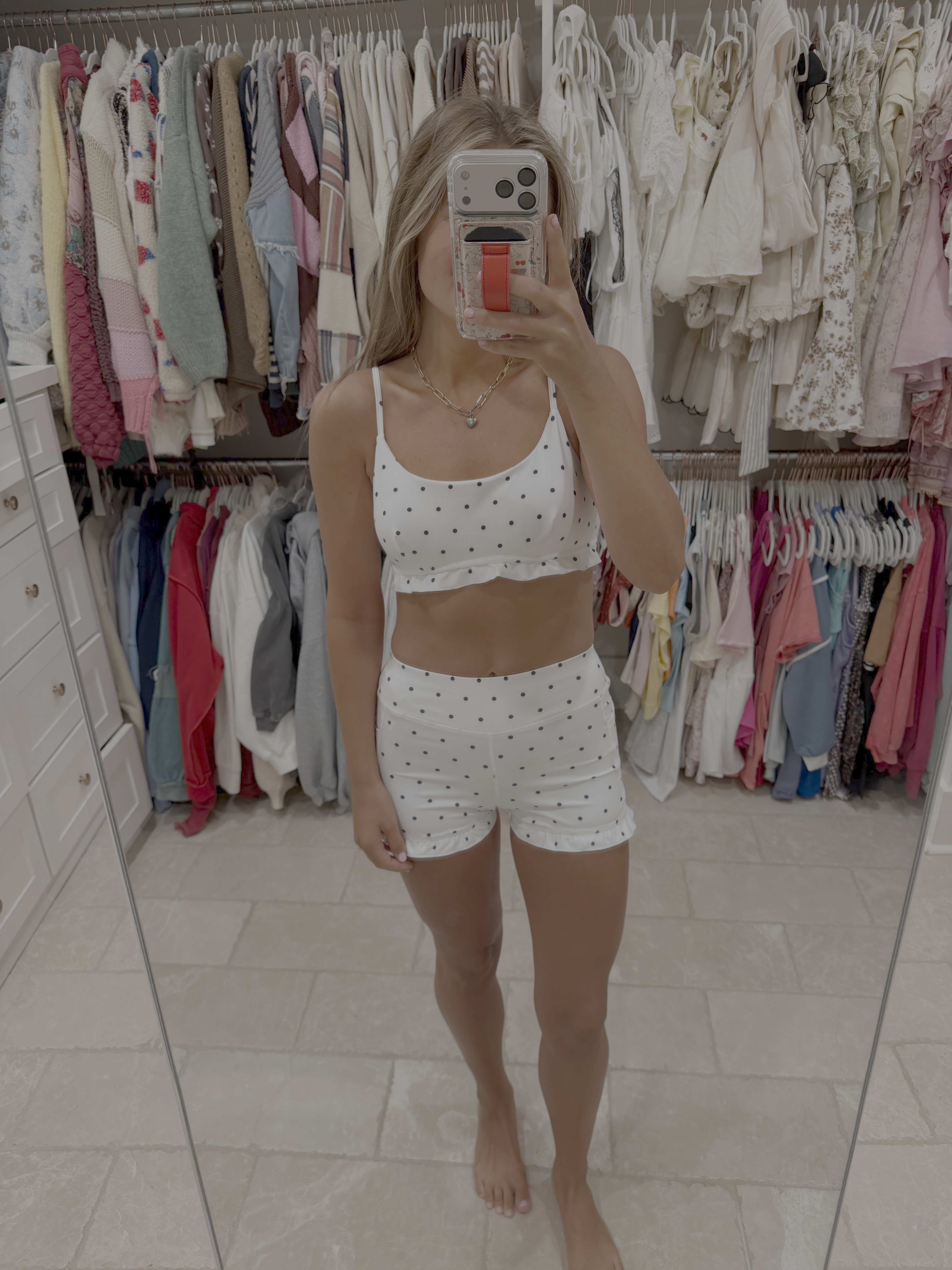obsessed with this cutie polka dot set! 

 #LTKdayinmylife #LTKgrwm #LTKootd