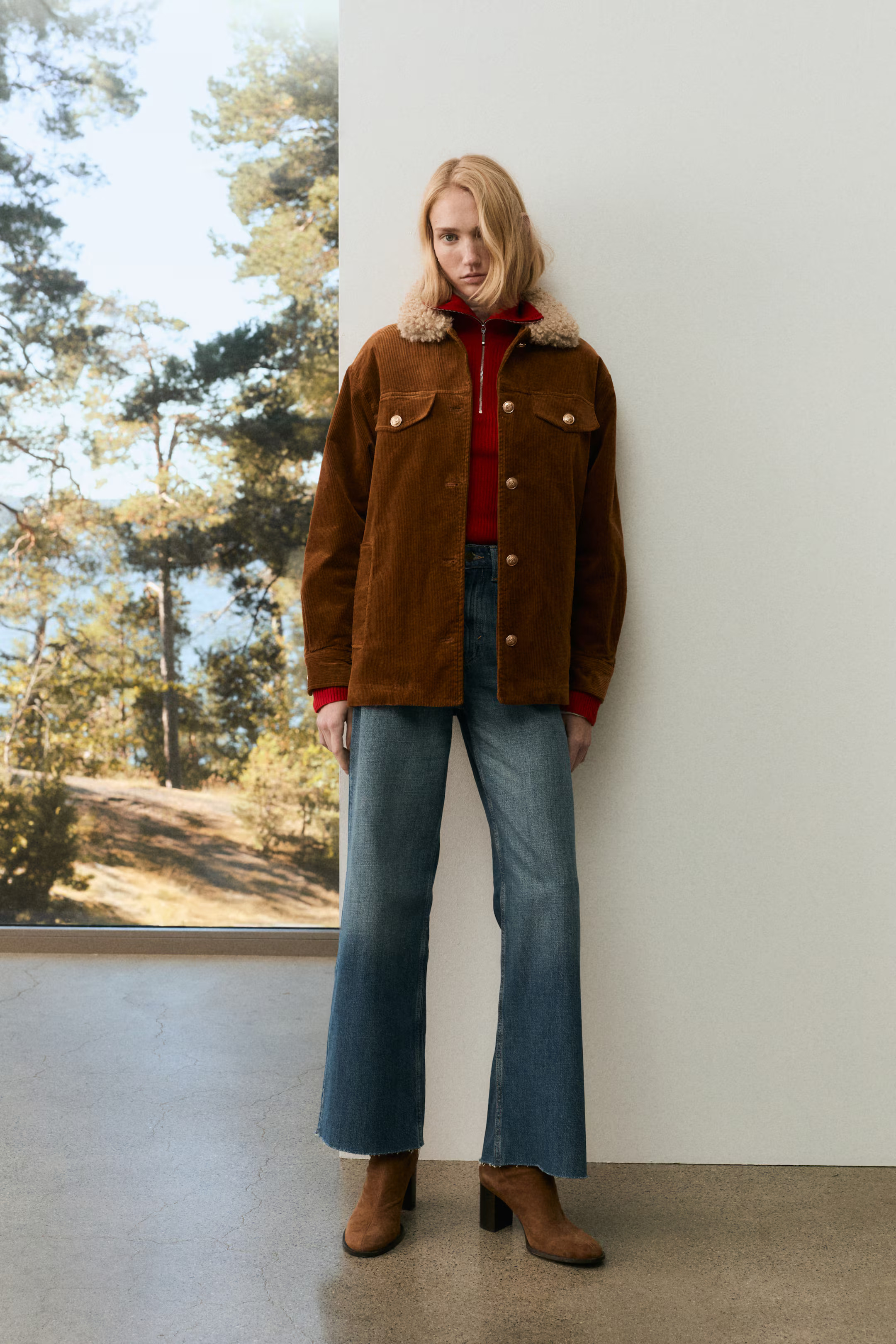 Padded Corduroy Jacket | H&M (US + CA)