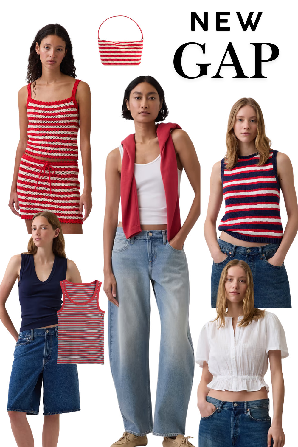 NEW AT GAP.

I love everything at Gap rn


red, white and blue, americana looks, bermuda shorts, barrel jeans, red stripe tank, crochet sets and more 

 #LTKSeasonal #LTKSaleAlert