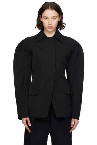 JACQUEMUS - Black Les Sculptures 'La veste Castagna' Blazer | SSENSE
