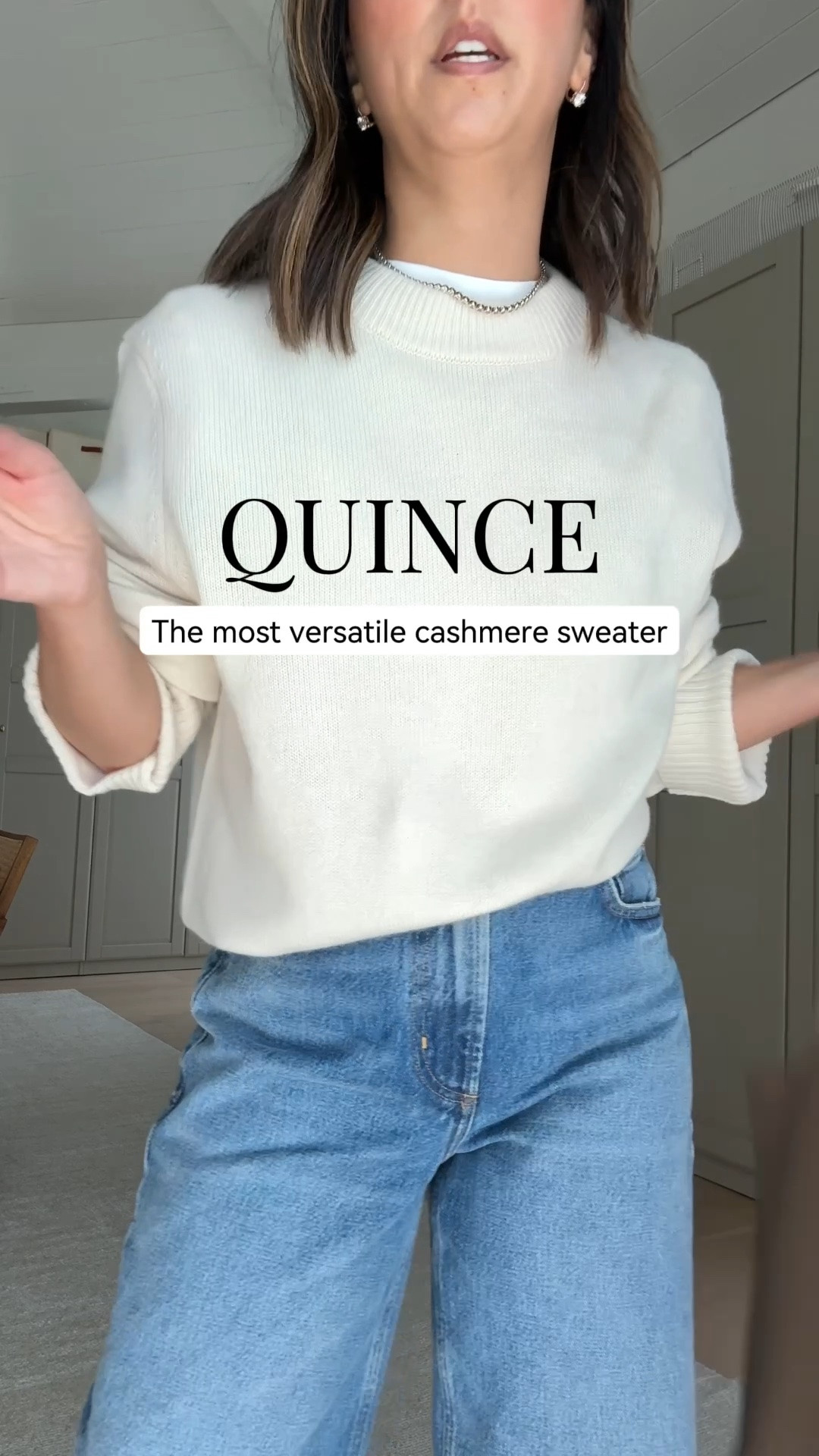 I’ve had this cashmere sweater for a couple years and still love it. Cream is such a versatile color heading into fall. Wearing an xs - it runs oversized.

#LTKmomlife #LTKPetite