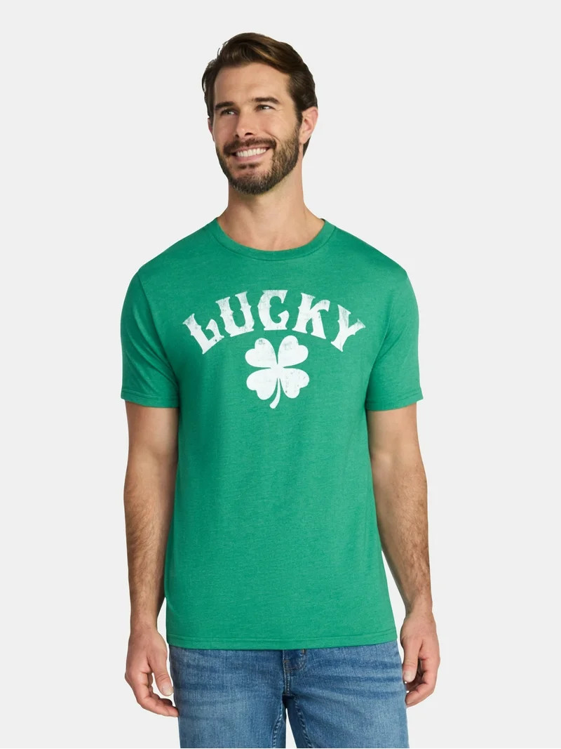 St. Patrick's Day Men's Graphic Tee from Way to Celebrate, Sizes XS-5XL | Walmart (US)