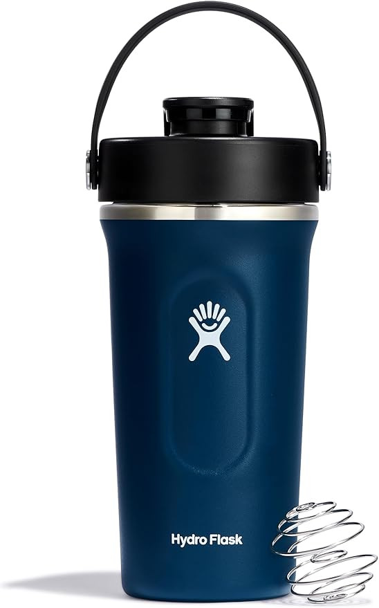 Hydro Flask Shaker Bottle – Insulated Stainless Steel Gym Bottle for Pre Workout & Protein 24 O... | Amazon (US)