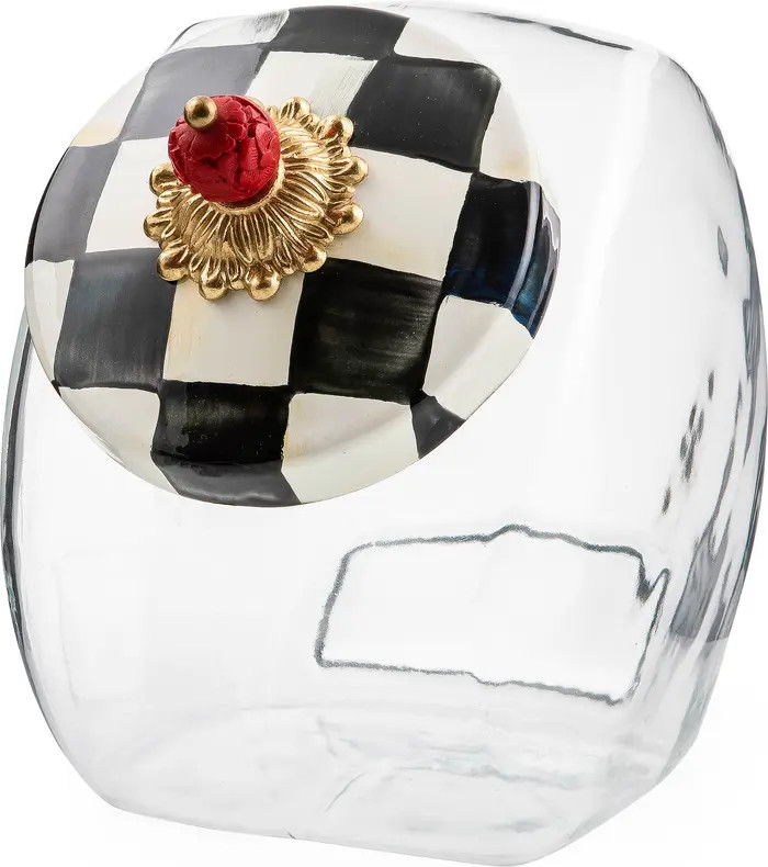 MACKENZIE CHILDS Cookie Jar with Courtly Check Lid | Nordstrom | Nordstrom